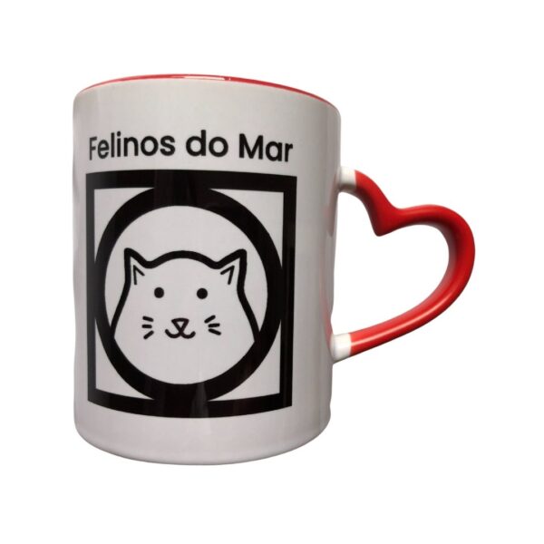 CANECA DE CERÂMICA CORAÇÃO