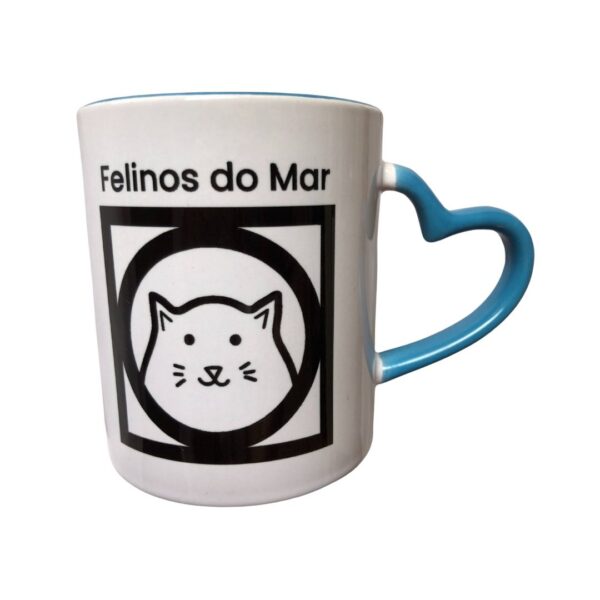 CANECA DE CERÂMICA CORAÇÃO