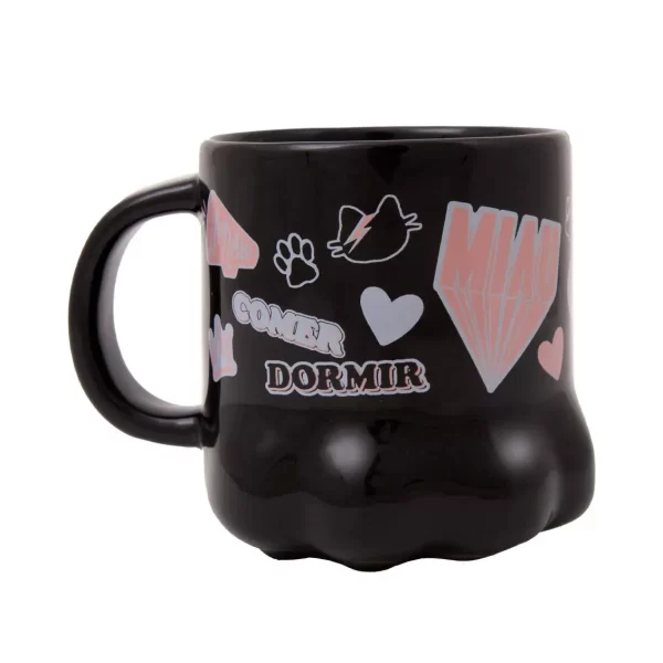 Caneca Pata de Gato - Gatinha Sticker