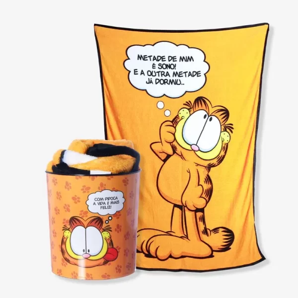 Kit Manta com Balde Garfield