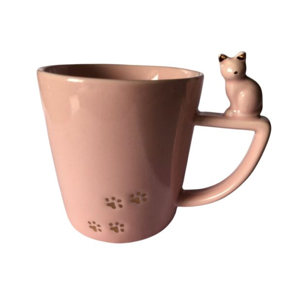 Caneca Gatinho - Alça Gatinho Rosa