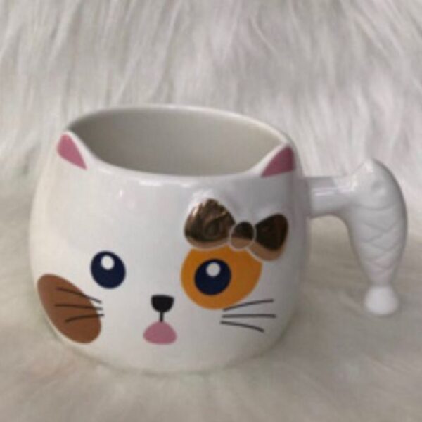 Caneca Gatinho - Alça Peixe Branco - Image 2